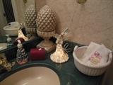 lighted angel, Christmas soap holder