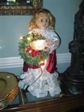 Christmas animated lighted doll moves 