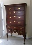Hickory Chair highboy dresser