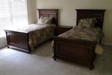 Twin beds + matching nightstand