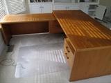 Wooden L-shape desk