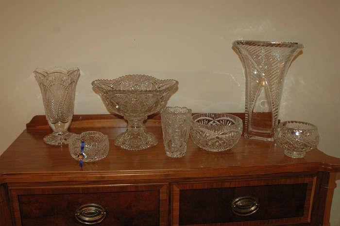 Waterford crystal and other crystal