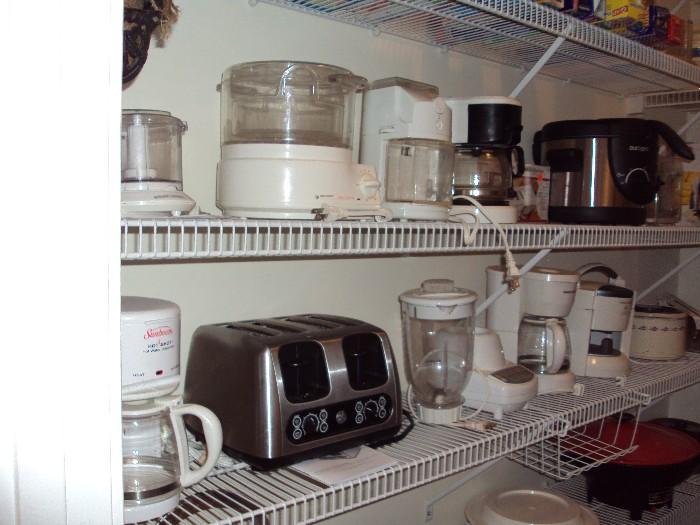 Lots of Kitchen Appliances