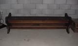 Long Arts and Crafts Style Bench (part of set)