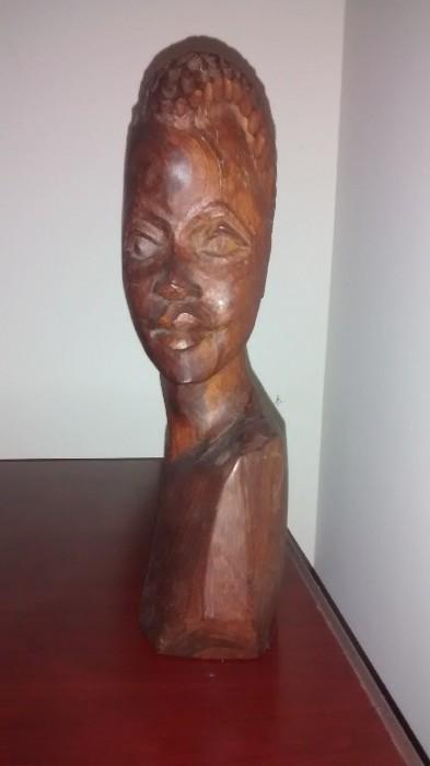 African Woman Bust