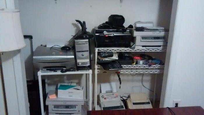 Laptops, Towers, Scanners Fax Machines , and supplies