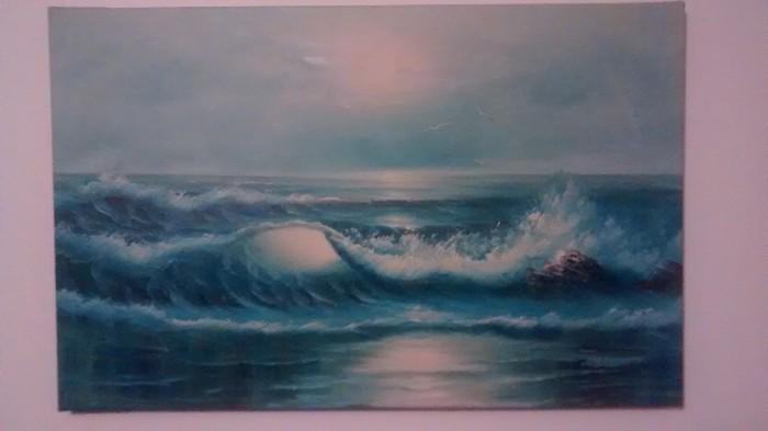 Sea Waves oil painting