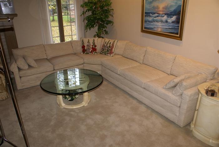 Stunning Off White Sectional
