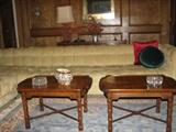 Antique Tables and Large Sectional Sofa 60's