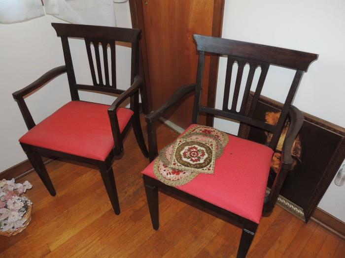 pair of vintage chairs