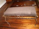 Iron bench