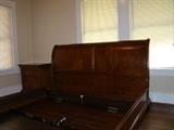 Thomasville king sized sleigh bed
