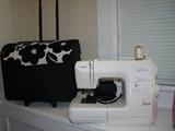Kenmore sewing machine with carrying case