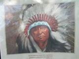 Native American print 1991 "Wise Old Indian Proverb".