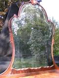 JL Witz made 1920's vintage dressing table with mirror. 48 wide x 19 deep x 69 1/4 tall