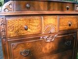 1920's vintage chest of drawers; 34w x 19d x 51 1/4t