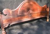 54t x 57 1/2 w head and foot boards; full sizes, can fit a queen