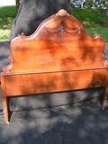 54t x 57 1/2 w head and foot boards; full sizes, can fit a queen