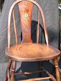 vintage kitchen table with 4 chairs; 44 1/4 length x 34 width, 30 height, and leafs