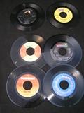138 total qty of vintage 45's LP's, various artists, with Disk - go - case.