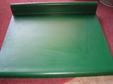 green formica countertop large is 84 1/2 length x 25 D, small is 30 x 25