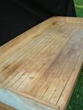 Large butcher block table 73 1/4 x 30 5/8 x 29