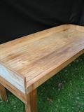 Large butcher block table 73 1/4 x 30 5/8 x 29