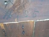 Antique chest of three drawers, marble top, original fixtures 31 x 40 x 18 1/2