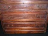 Antique chest of three drawers, marble top, original fixtures 31 x 40 x 18 1/2