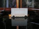 Voland and Son pharmacy scale New Rochelle, NY dated 10/15/1912. Used at Washington University. 20x 9 1/2x 16 3/4