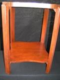 Vintage art deco 1920's side table 26x 18 3/8x 18 1/4