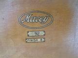 Antique Macy bookcase, 912, finish 8, Tiger Oak. 34 1/4 W x 11 1/2 D x approximatly 68" H