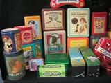 Collectors tins, qty of 54, cookies, candies and nuts