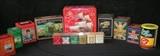 Collector tea tins, qty of 10