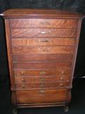 Antique National Cash Registers tiger oak cash box