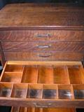 Antique National Cash Registers tiger oak cash box