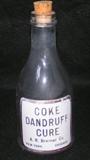 Antique Coke Dndruff Cure bottle, A. R. Bremer Co.