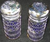 Paul Revere Silversmiths silver plated salt and pepper set