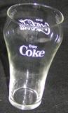 Clear Coke glass