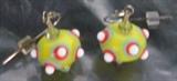 Glass lampwork earings