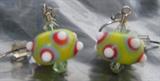Glass lampwork earings