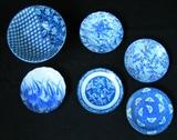 Takahashi plates and one bowl, made in Japan