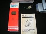Skil belt sander, belts and instructions
