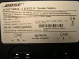 Bose Acoustimass 3 series IV speaker system with wires
