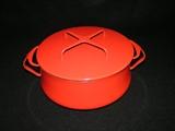 Dansk red dutch oven 9" base