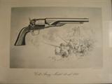 Vintage prints of Colt guns by Colt Mfg., company
