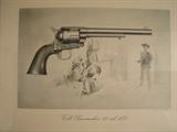 Vintage prints of Colt guns by Colt Mfg., company