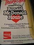 Vintage Ronald McDonald watch and wastebsket