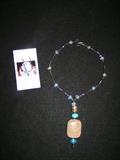Handmade vintage jewelry, necklace and earings
