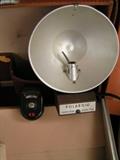Polaroid model 95 with flash #201, Polaroid speedexposure meter by GE, manual, case, box and more